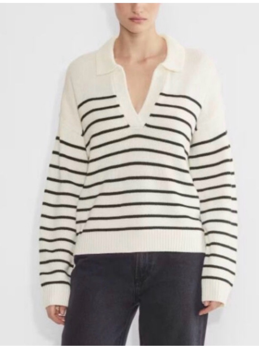 Aritzia Wilfred Clara Striped Sweater XS